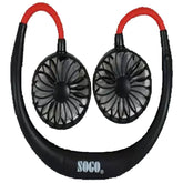Sogo JPN-1020 Red Sport Rechargeble Neck Fan