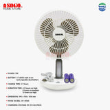 Sogo Rechargeable Mini Fan - JPN-519