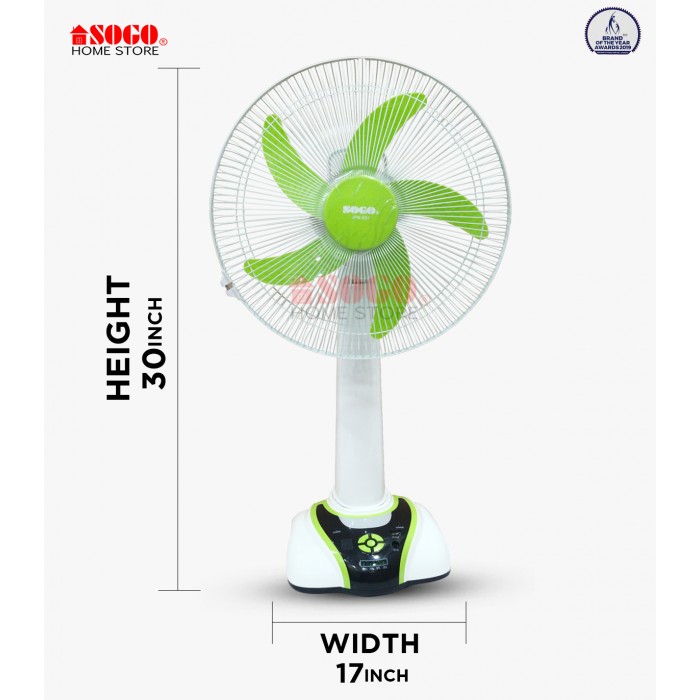 Sogo Rechargeable Table/Desk Fan (JPN-631)