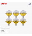 Pack Of 6 Sogo Revolving UFO Style 6 LED Bulb (B22) Pin Type