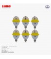 Pack Of 6 Sogo Revolving Gola Bulb 5 LED (E27) Screw Type