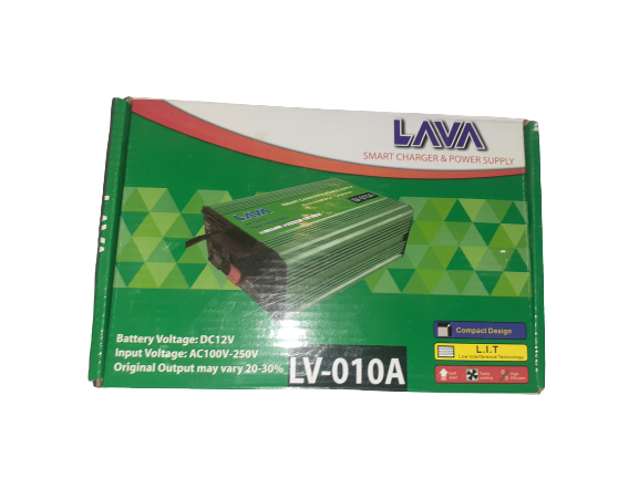 Lava By Sogo 10 Amp Battery Charger l Best for Car & Home Battery