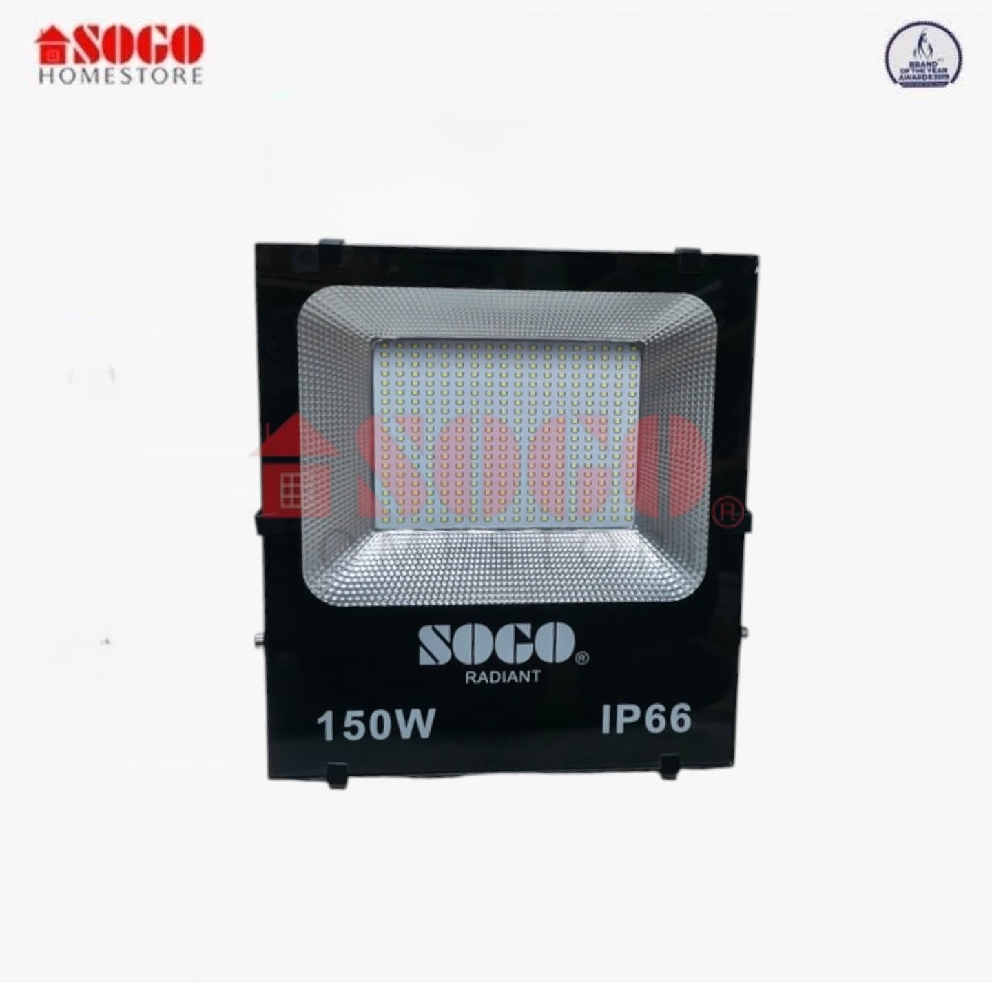 SOGO flood light on a white background