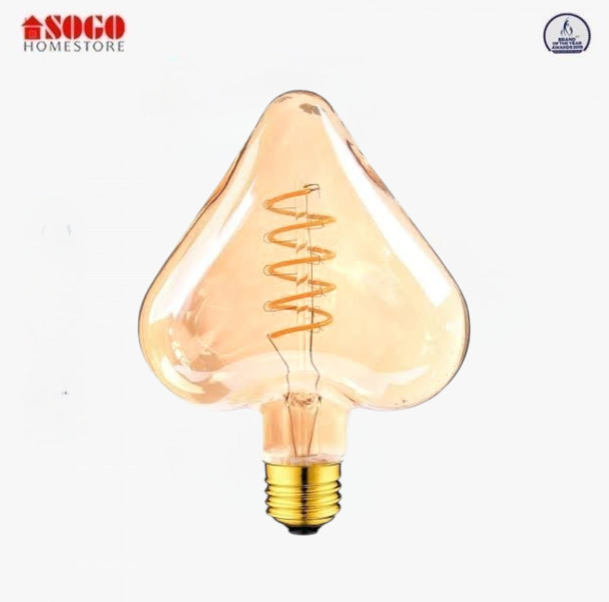 Sogo Antique Edison Bulb Heart Bulb (4watts) (E27)