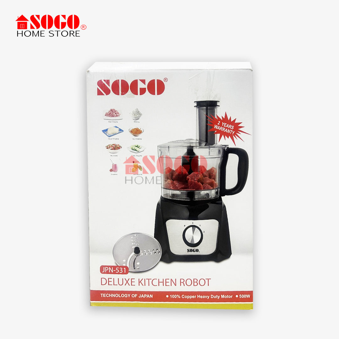 Sogo Deluxe Kitchen Robot Jpn 531 Food Processor Multi Function
