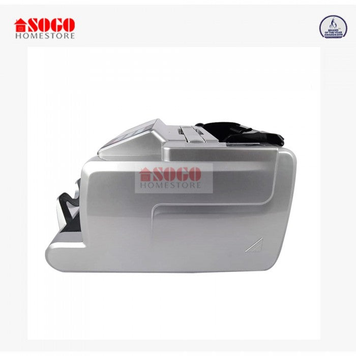 Sogo SG-6500 cash counting machine with fake note detection, side view 2