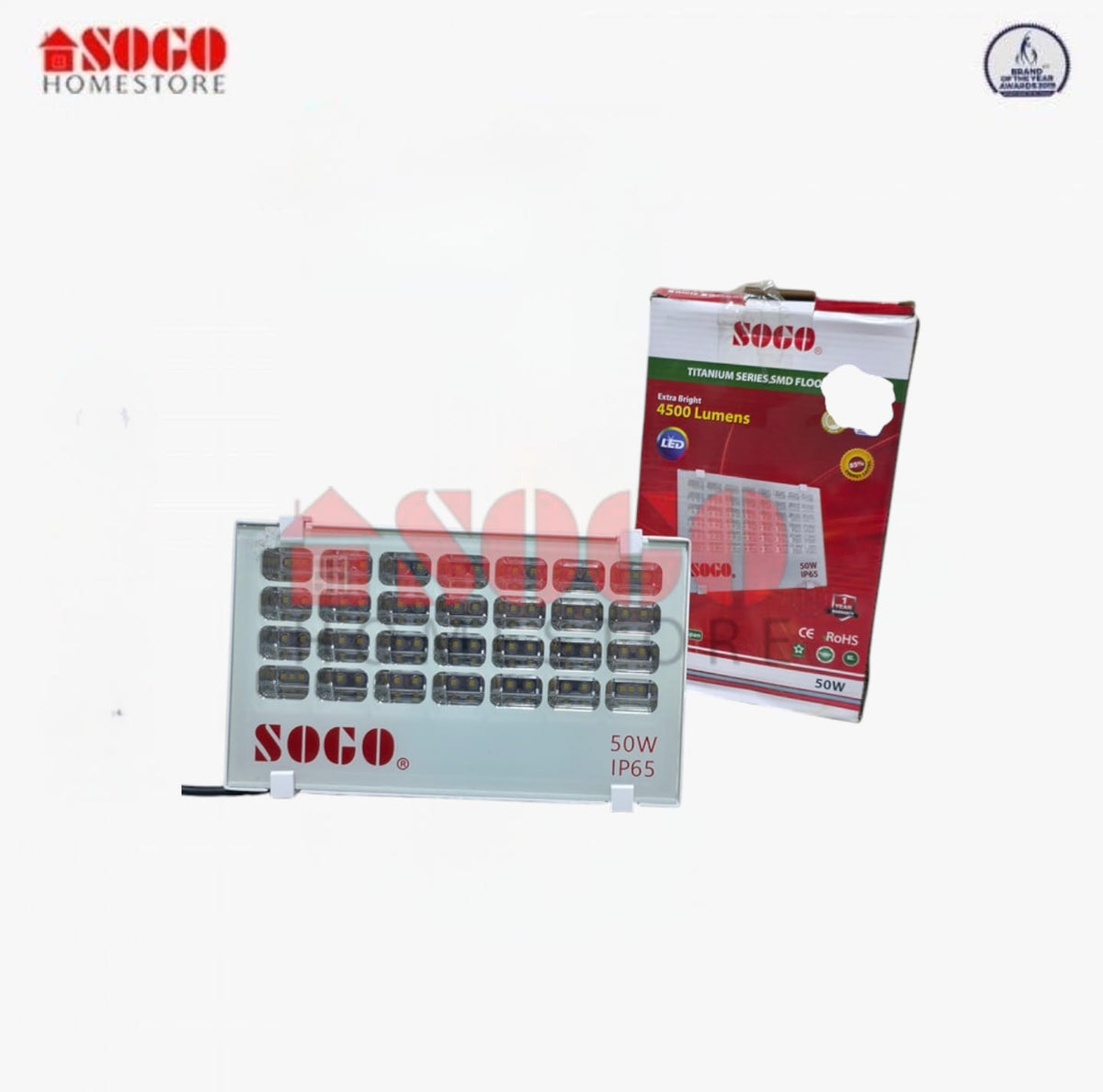 Sogo LED Flood Light Titanium Series 50W