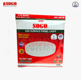 Sogo Led Surface Panel Light 18W Daylight