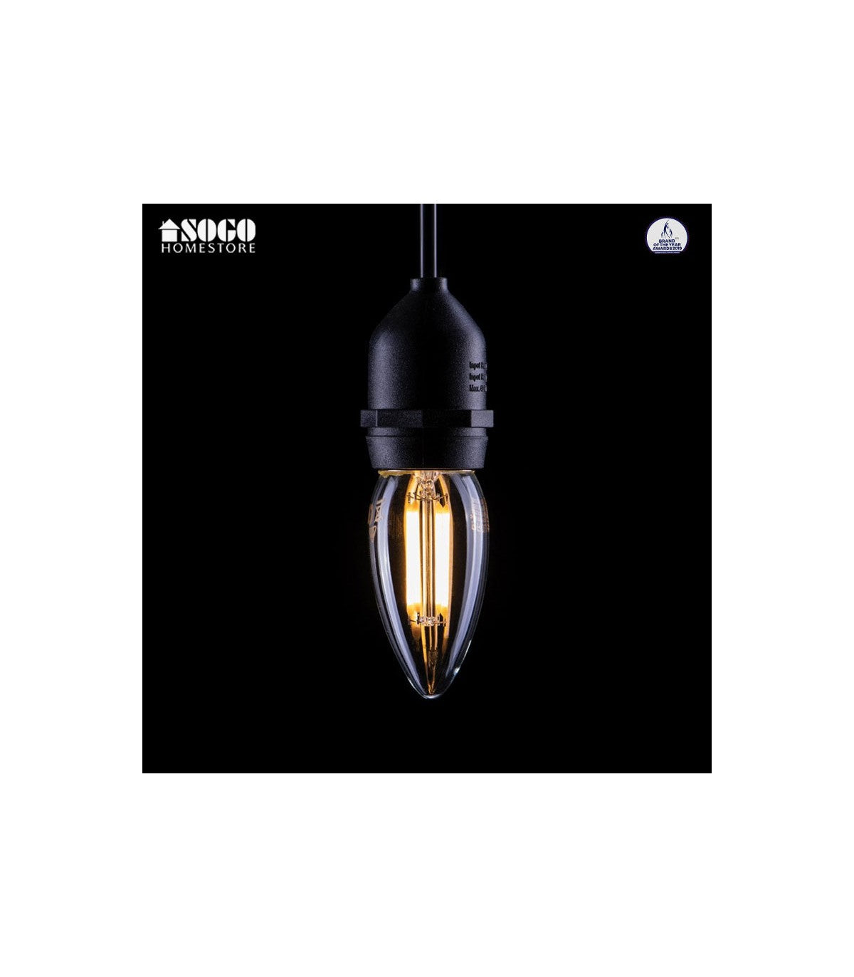 Candle Filament Bulb (4watts) (E27)