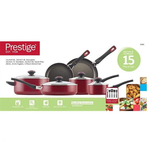 Prestige 20365 15pc Non Stick Cook Set