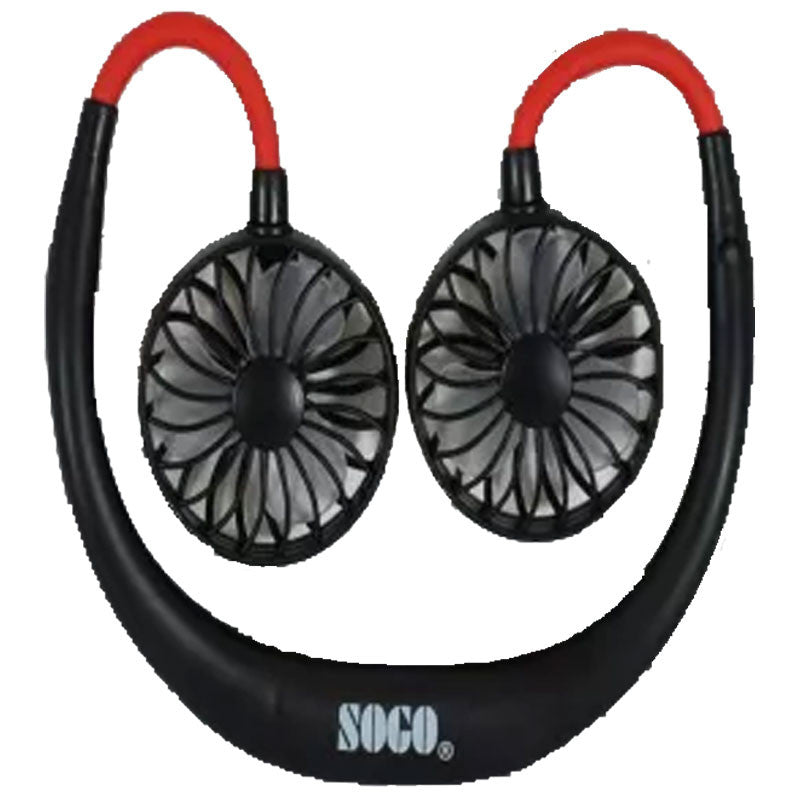 Sogo JPN-1020 Red Sport  Rechargeble Neck Fan