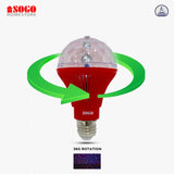 Pack Of 6 Sogo 5 Led PRISM Revolving Lamp (E27) Screw Type