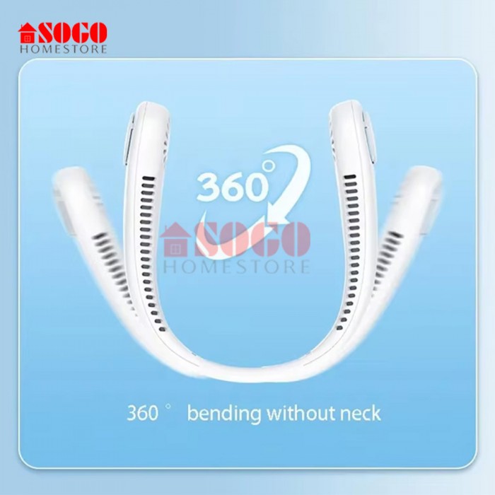 SOGO  JPN-1020  RECHARGEABLE HANGING NECK FAN