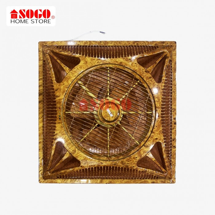 Sogo Ceiling Box Fan ( JPN-777) Brown