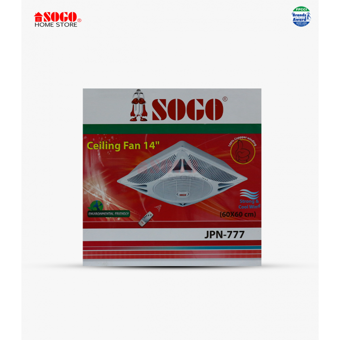 Sogo Ceiling Box Fan ( JPN-777)