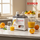 Sogo JPN-522 Deluxe 3-in-1 Juicer Blender Grinder – Multifunction Kitchen Blender