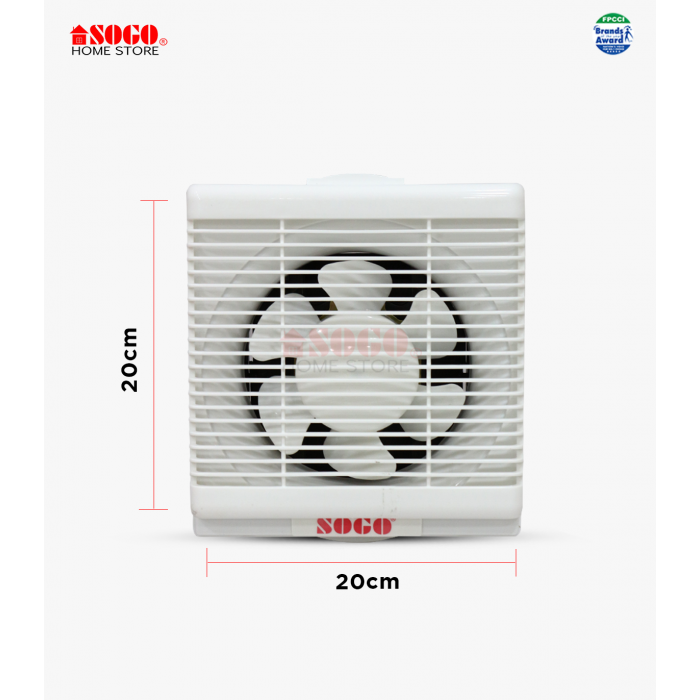 Sogo Exhaust Ventilation Fan Square Type (20cm)