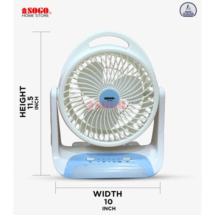 Sogo Rechargeable Mini Table Fan (JPN-404)