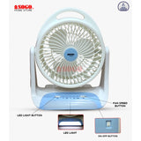 Sogo Rechargeable Mini Table Fan (JPN-404)