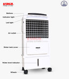 Sogo Rechargeable Air Cooler 8 Liter (JPN-699)