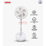 Sogo Rechargeable Mini USB Portable Fan (JPN-523) PINK