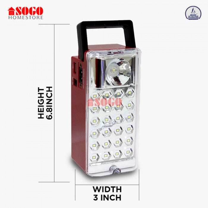 Sogo Rechargeable Emergency Led Lantern Light (JPN-112)