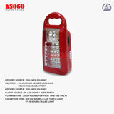 Sogo Rechargeable Emergency Led Lantern Light (JPN-333)