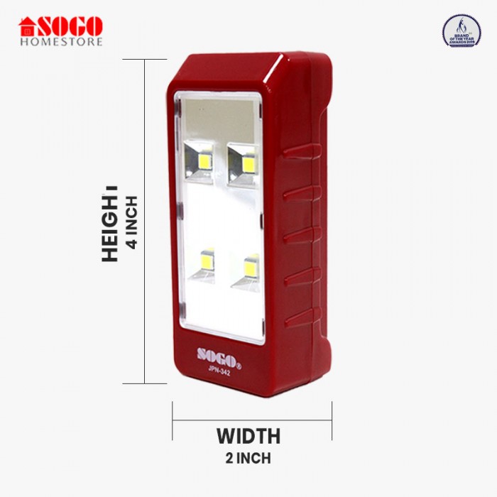 Sogo Rechargeable Emergency Led Lantern Light (JPN-342)