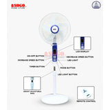 Sogo Rechargeable Floor Fan (JPN-650R)