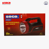 Sogo Rechargeable High Power Search Light 3w Led Torch Light (JPN-8817)