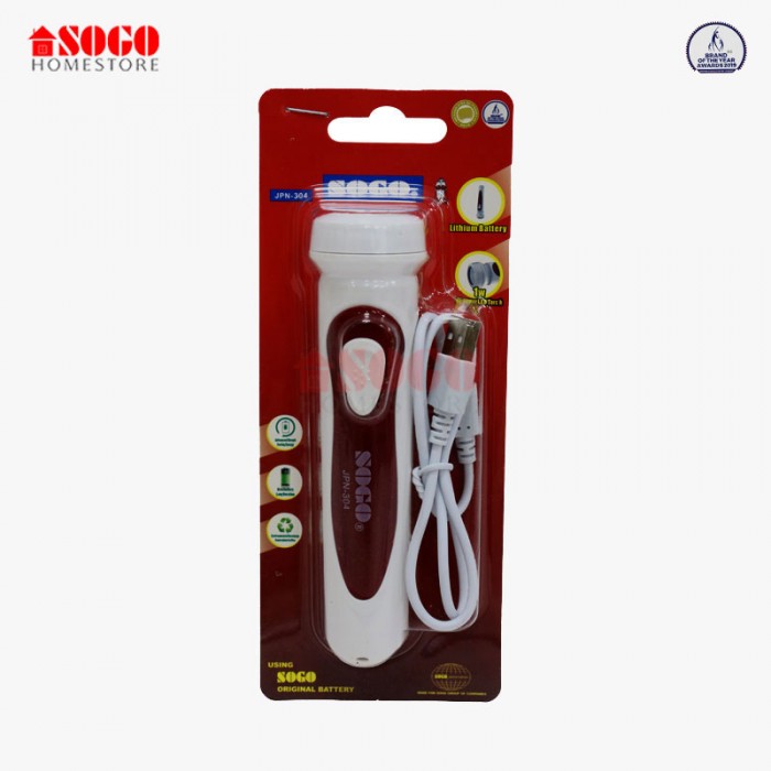Sogo Rechargeable Led Torch Light 1w (JPN-304)