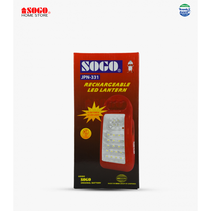 Sogo Rechargeable Emergency Led Lantern Light (JPN-331)