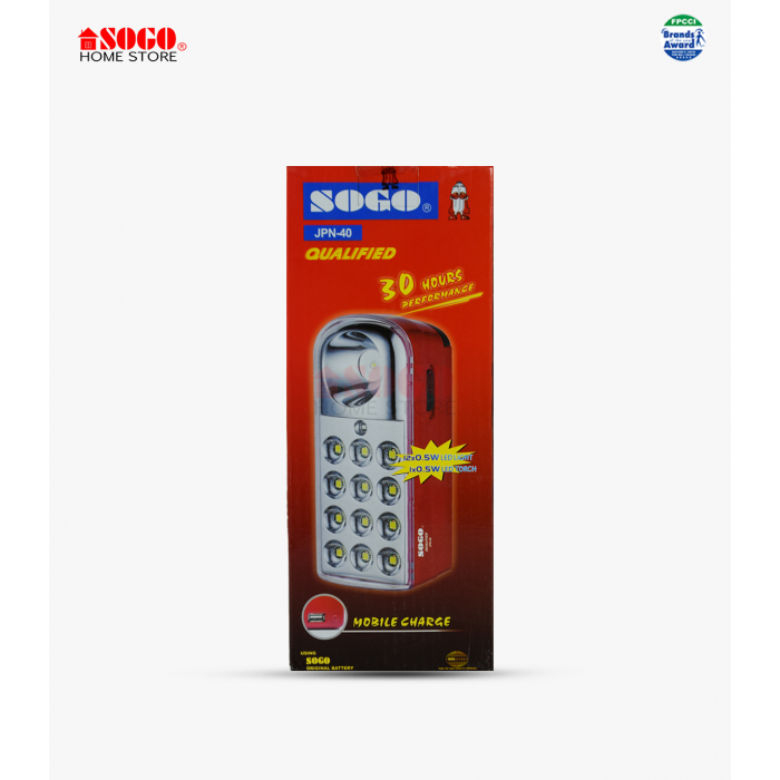 Sogo Rechargeable Emergency Led Lantern Light (JPN-40)
