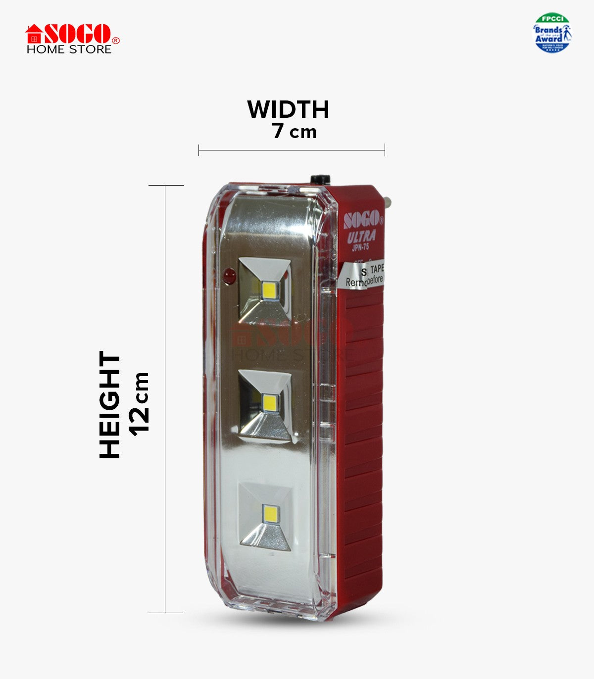 Sogo Rechargeable Emergency Led Lantern Light  (JPN-75)