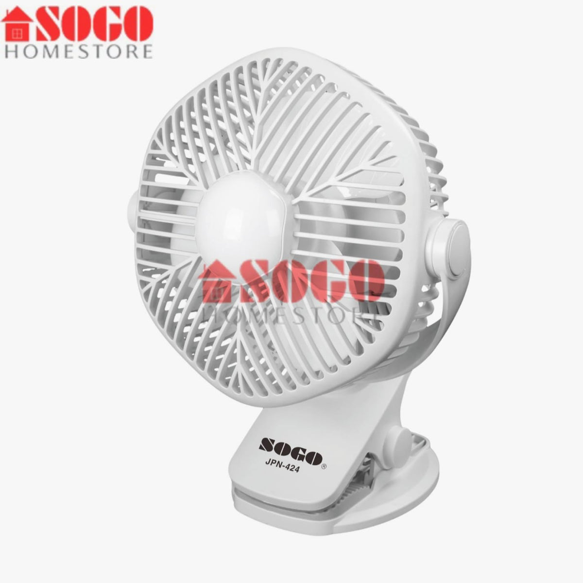 Sogo Rechargeable Mini Fan JPN-424 White
