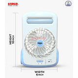 Sogo Rechargeable Mini Table-Desk Fan (JPN-402)