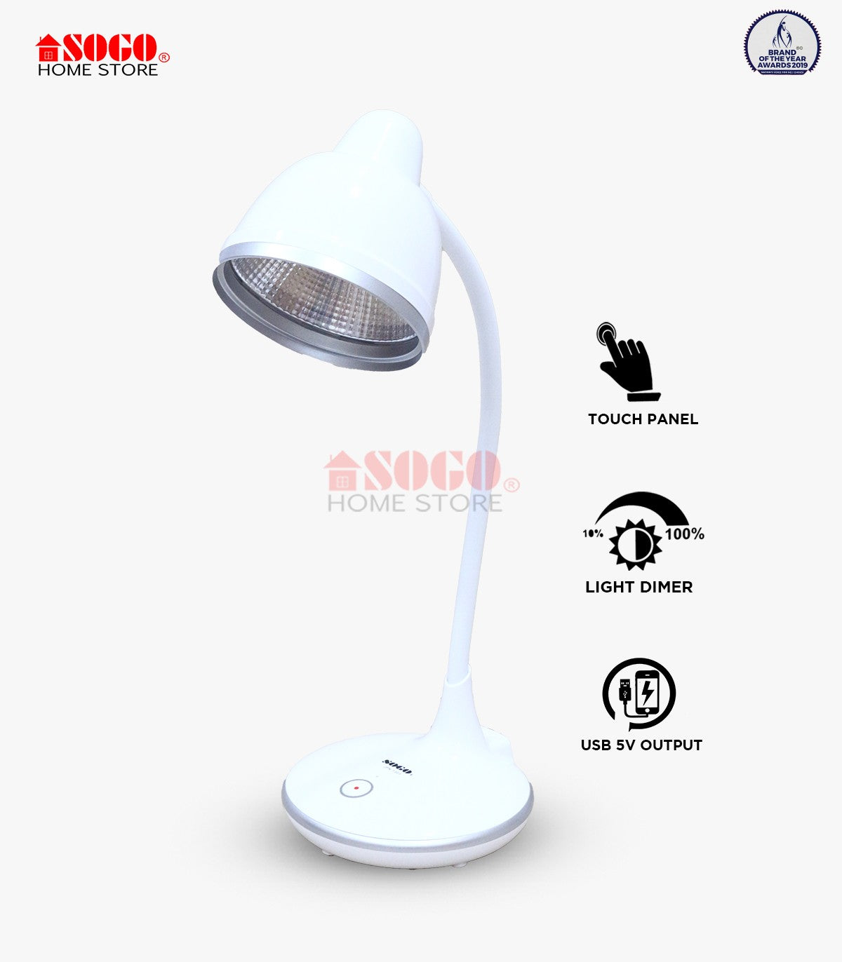 Sogo Rechargeable Table/Desk Lamp (JPN-1301)