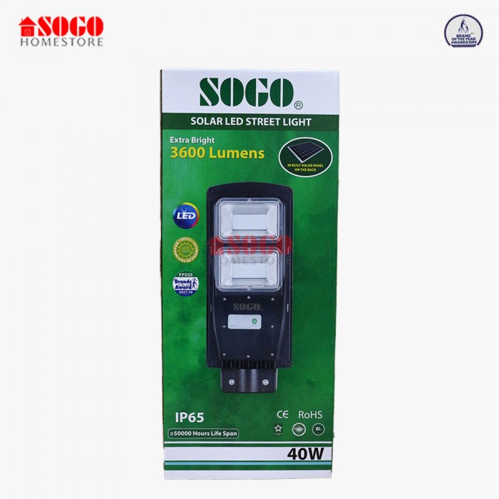 Sogo Smart Solar Led Street Light  (40 watts)