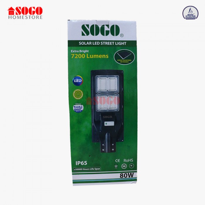 Sogo Smart Solar Led Street Light (80 watts)