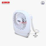 Sogo USB Rechargeable Mini Portable Table Fan (JPN-405)
