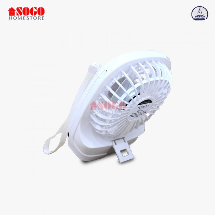Sogo USB Rechargeable Mini Portable Table Fan (JPN-405)
